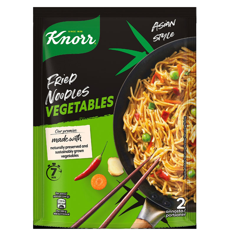 Knorr Asian Fried Noodles Meal Ingredients